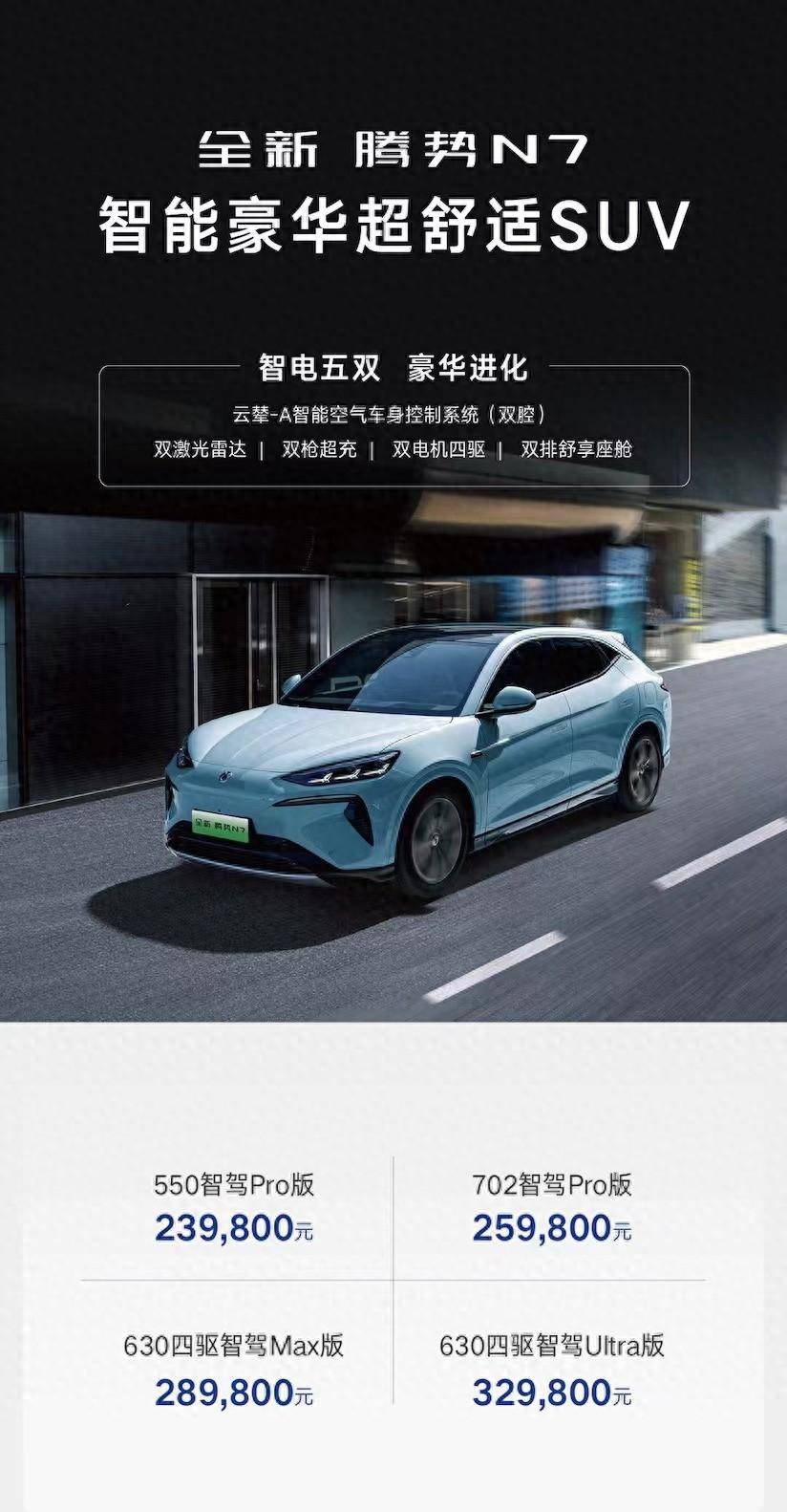 豪華越級(jí),誠(chéng)意拉滿—全新騰勢(shì)N7必引百萬(wàn)內(nèi)豪華SUV市場(chǎng)巨變!