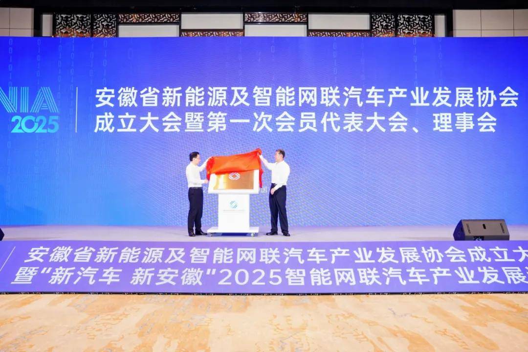 安徽省新能源及智能網聯汽車產業發展協會成立大會暨“新汽車 新安徽”2025智能網聯汽車產業發展論壇成功召開