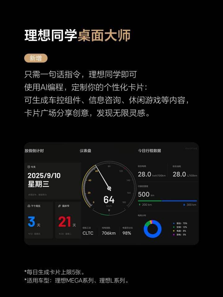 理想汽車OTA8.0版本更新,VLA司機大模型開啟全量推送