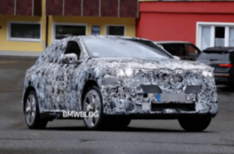 全新寶馬iX1諜照曝光!預計換裝全新設計,續航或達600Km