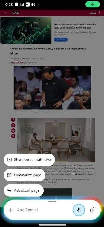安卓、iOS版谷歌Chrome瀏覽器將內(nèi)置Gemini AI,可總結(jié)網(wǎng)頁內(nèi)容