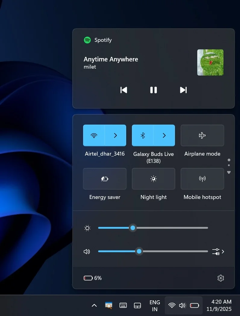 耗時1.5年開發,微軟Win11電池圖標現已支持紅綠橙三色狀態顯示 Low battery icon on Windows 11 taskbar